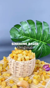 Singkong Balok 250gr Murah / Kripik Singkong Kotak Dadu Asin Gurih Renyah Khas Padang Keripik Pohong