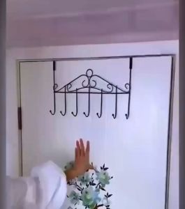 Classy Household Door Hanger hook Door Rack Nail Back Door Hook Organizer Hanging