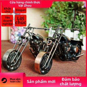 QUEZHOU | Metal Motorcycle Model Decor Home Office
