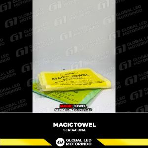 WERACE Magic Towel Lap Kanebo Serat Sintetis Chamois Microfiber Warna Random All Purpose Serbaguna