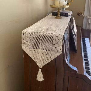 American Style Retro Piano Cover Dust Cover Luxury High End Piano Cloth Lace Table Flag Home Fabric Protection Cover