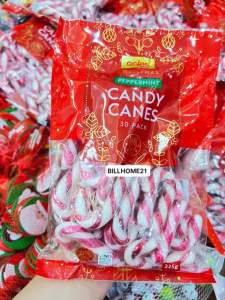 🎄 KẸO GẬY GIÁNG SINH – PEPPERMINT COLES (Úc) 30 cây 225g🎄