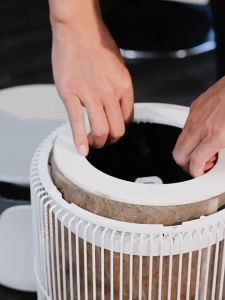 Air Purifier Home Air Purifier Room Pet Air Purifier High-Airflow Suction for Pet Hair Silent Energy-saving