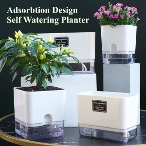 Magnetic Adsorption Design Self-Watering Planter: A Compact Solution for House Plants
