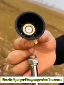 Nozzle Sprayer Tekanan Tinggi Pertanian Adjustable Nozel Sprayer Kabut Ujung Semprotan Sprayer Kuningan