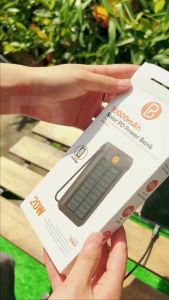 PB Solar power bank SPB07 10000mAh PD 20W PowerBank Type C LED portable power banks Fast Charging