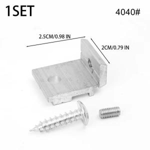 【G】1Pcs Fixing Side Panel Bracket Accessories 2020 3030 4040 Fixing Parts For Machine Frame Construction Components Supplies