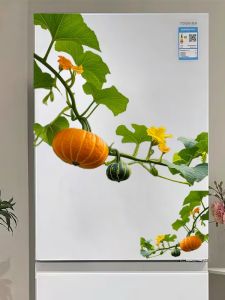 Tấm Dính Tủ Lạnh Hình Quả Bơ Hoa Tươi Tấm Lót Trang Trí Cửa Tủ Lạnh Tấm Dính Chống Thấm Nước Cho Tủ Lạnh Hai Cửa Và Bốn Cửa
