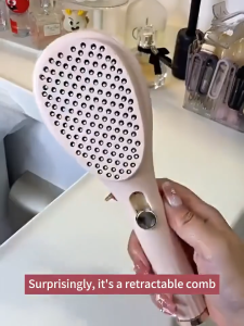 Retractable Magic Massage Comb Hair Cleaning Scalp Spa Comb Portable Anti-static Salon Hairdressing Styling Tool