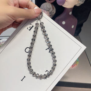 Colorful Bling Crystal Rainbow Mobile Phone Lanyard Bag Pendant Wheel Shape Flashing Design Purple Pink Green Mobile Chain