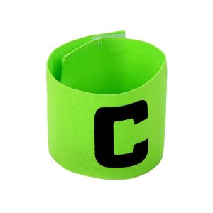 1 Chiếc Băng Đeo Tay Của Đội Trưởng Có Logo Velcro Elastic C Băng Đeo Tay Trận Đấu Bóng Đá Chất Liệu Nylon Không Cần Lắp Ráp