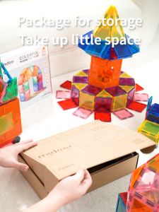 Mideer Colorful Magnetic Tiles / Marble Run 100 Pcs