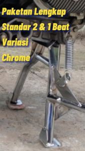 TERHEMAT! Paketan Standar Samping & Tengah Warna Full Chrome