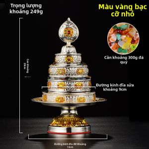 ZANGCUN | Đĩa Trang Trí Mandala Tây Tạng Hợp Kim