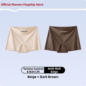MiiOW | Anti-see Through High Waist Abdominal Control Buttock Lifting Ice Silk Shorts
