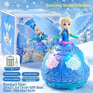 QIMINGXING | Singing Dancing Rotating Educational Toy for Girls 3-6 Years