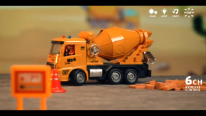 HENGJIAN ENGINEERING VEHICLE RODA 6 SERIES MOLEN MIXER & DUMP TRUCK RC 1:18 REMOTE 2.4GHZ 11