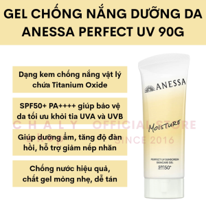 Gel chống nắng dưỡng da Anessa Perfect UV Sunscreen Skincare Gel 90g Nhật