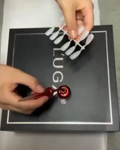 ลวดดึงลายหัวใจ แม่เหล็กเงินยาว ตกแต่งเล็บ (ต้องใช้แม่เหล็กแรงๆเท่านั้น) ดึงสีลูกแก้ว แคทอาย โฮโลแกรม พร้อมส่งในไทยจ้า