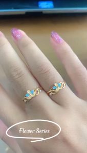 CINCIN EMAS TUA KADAR 16 KARAT DAN 8 KARAT MODEL BUNGA SEROE SERIES KODE CK 220