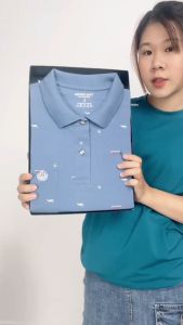 Áo thun nam trung niên họa tiết Thái Khang loại áo polo cho bố vải cotton tự dệt form classic ATHUN54