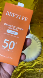 BREYLEE WHITENING UV SUNSCREEN CREAM Krim Tabir Surya SPF50+ PA+++ Pelindung Wajah dari Sinar Matahari Anti-Aging