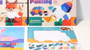 YY.8pcs - 3D Collage Sticker Puzzle Painting