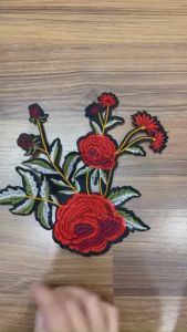 Miếng Sticker Thêu Ủi hình hoa