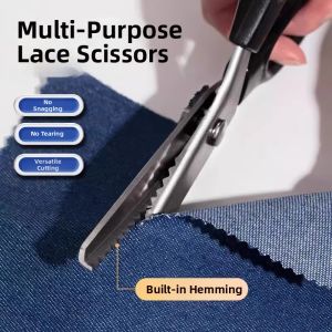 Sewing Scissors Stainless Steel Pinking Shear Wave Cut