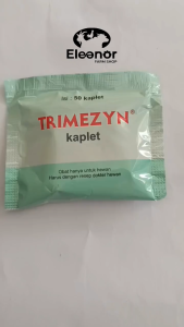 Trimezyn Kaplet 50 Butir Medion Obat Ayam Pilek Ngorok Sapi Babi Kambing