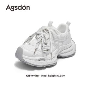 Agsdon | Thick Sole Height Increasing Breathable Sport Casual Shoes