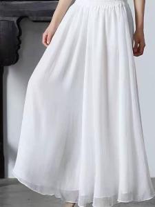 Cao Cấp Mùa Hè Phần Mỏng Gạc Lưới Quần Khiêu Vũ Nữ 2 Lớp Quần Ống Rộng Ba Lê Trình Diễn Trang Phục