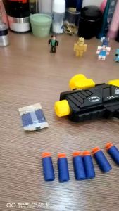 Children's Toy Pistol Foam Bullet & Absorbent Marble Toy: Super Heroes Gel Blaster