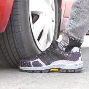 Giày Bảo Hộ Lao Động Nam Nữ Thể Thao - Đế Thép Mũi Thép - Chống Đinh Chống Cắt - Tặng Kèm Tất