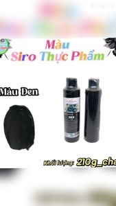 (1 CHAI 210G) MÀU SIRO THỰC PHẨM UNICORN_MÀU ĐEN