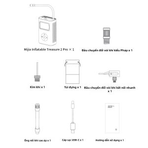 Mijia | Máy Bơm Không Khí MIJIA 2 Pro Máy Nén Khí Cầm Tay Chạy Điện Áp Suất Cao 150psi Cho Xe Máy Xe Bóng Đá Đồ Chơi Bơm Hơi