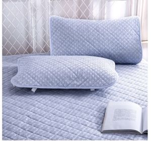 Ultra-Cool Sensation Ice Silk Pillowcase Skin-Friendly Anti-Slip Quick-Dry Sweat Absorbent Japanese Style Pillow Towel