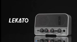 LEKATO Mini Guitar Amp 5W Rechargeable Electric Guitar Amplifier Clean & Overdrive Effects Portable Guitar Amp