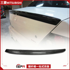 Mitsubishi Lancer Evolution EVO 7 8 9 Type Carbon Fiber Tail Wing No Drilling Required Installation Sleek Aerodynamic Design