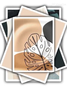 WALL DECOR / HIASAN DINDING/ PAPAN MDF/ MDF 6MM 20X30/ TEMA NATURE N1-N10