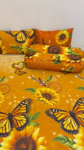 SPREI MOTIF ABSTRAK SUNBELLE BERKWALITAS NYAMAN SET SARBAN SARGUL UK.120/160/180