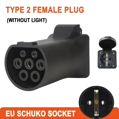 V2L Electric Car Charger Adaptor Socket For BYD Discharge 16A 3.5kW Type 2 Tool Eletric Vehicles Charging Vehicle to Load Schuko
