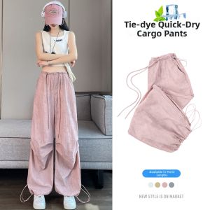 La Chapelle | Khaki American Tie-dye Quick-drying Thin Summer UV-protection Work Pants