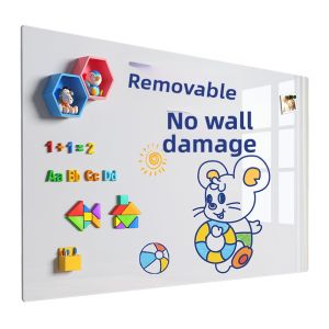 XIAORUISHI | Decal Tường Bảng Viết Trắng Mềm Từ Tính Tương Thích Với Tẩy