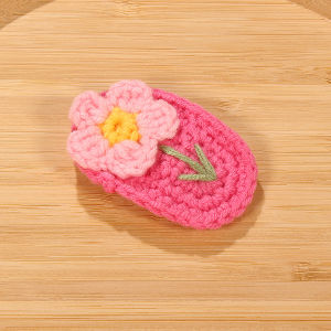 หวานทําด้วยมือถักผมคลิปดอกไม้สําหรับ BB เด็กและผู้ปกครอง DIY ด้านข้างคลิปผมอุปกรณ์เสริม