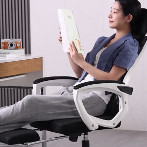 Home Office Chair Breathable Mesh Computer Chair Adjustable Arm Ergonomic Chair Rotating Game Chair