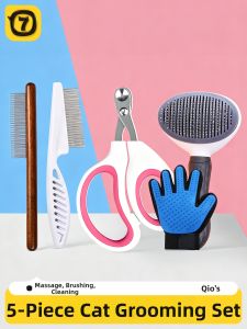 7o | Deshedding Pet Brush Floating Hair Removal