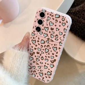 Leopard Print Candy Color Phone Case For Samsung A57 5G Case Samsung A56 5G A55 A54 A17 A07 A37 A36 A35 A26 A15 A06 Cases Cover