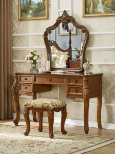 European American Style Wooden Dressing Table