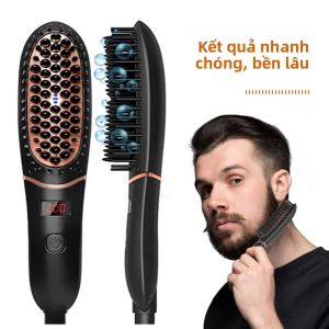 Lược Chải Thẳng Tóc Bằng Gốm Ion Máy Duỗi Tóc Điện Máy Ép Tóc Phẳng Chống Bỏng Dùng Được Cho Tóc Khô Và Tóc Ướt Dùng Tại Nhà